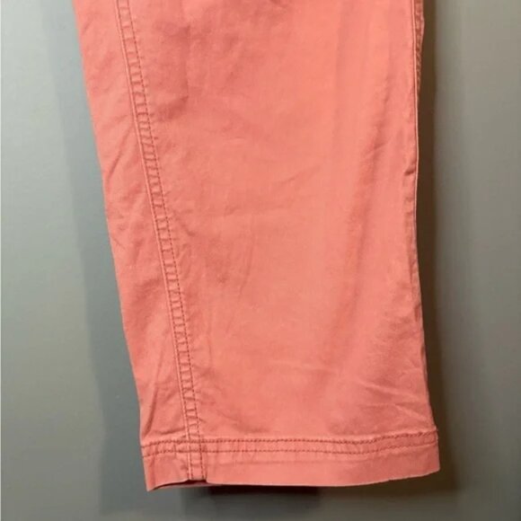 Old Navy size small Peachy Pink Chino Pants stretchy cotton straight leg - Picture 7 of 7